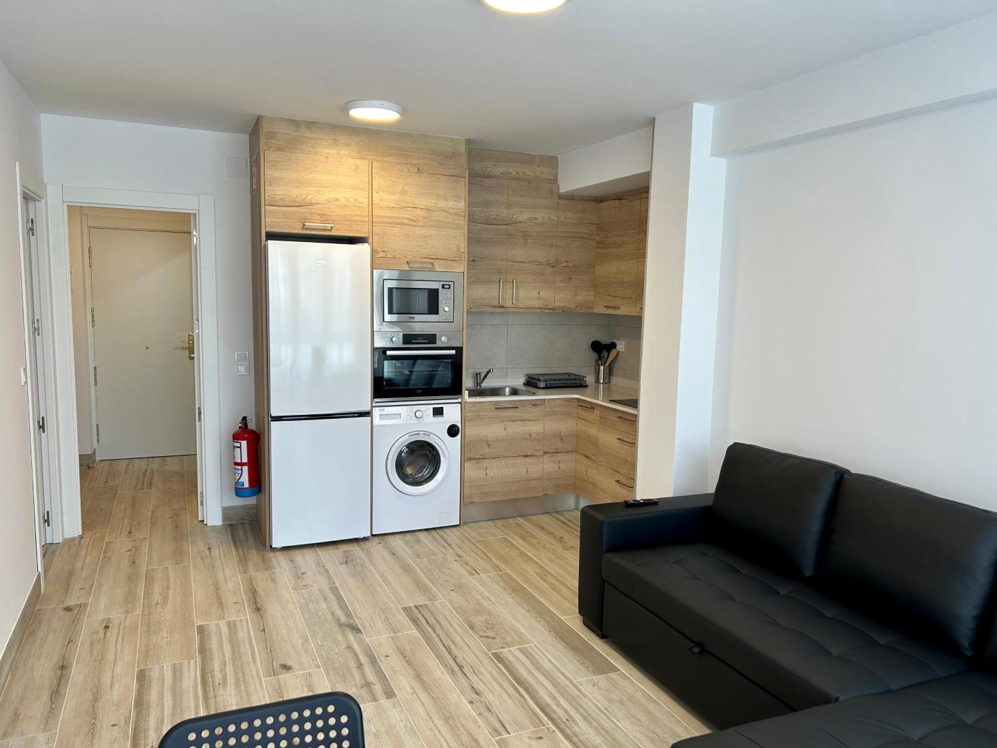 Apartamento Plaza De La Villa Playa Trengandin Ноха Экстерьер фото