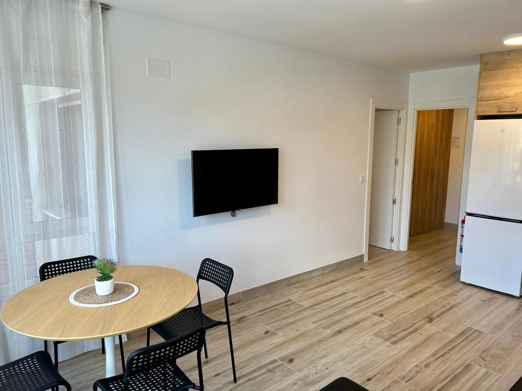 Apartamento Plaza De La Villa Playa Trengandin Ноха Экстерьер фото
